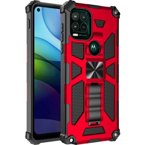 For Motoroal Moto G Stylus G10 G30 G100 E7 Power One Ace Play Fusion Plus Case Armor Matte Stand Ring Holder Anti-knock Cover