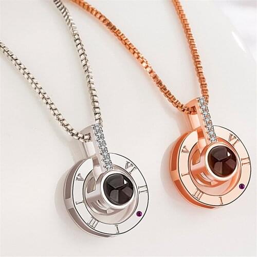 SHQIYAYI I Love You Necklace Sets For Women Men Couple Fashion Jewelry Wedding Anniversary Valentines Day Gift 176