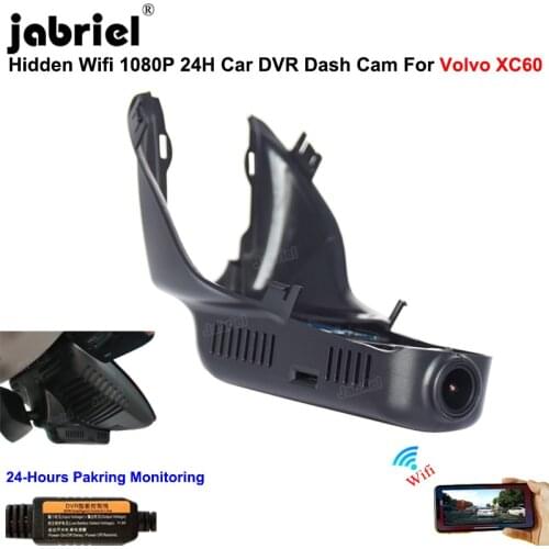 Hidden WIFI Dash Cam Car DVR Car Camera HD 1080P 24H Car Driving Recorder Dashcam EDR for Volvo XC60 T5 T6 2015 2016 2017 2018