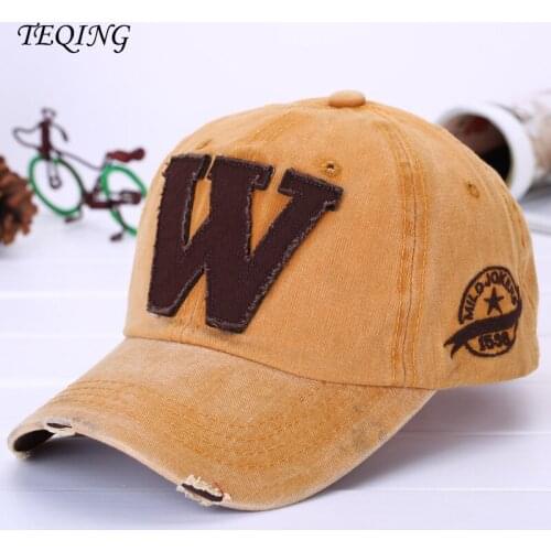 TEQING New Arrival Adjustable Baseball Caps Fitted Drake Hat Casual Hip Hop Snapback Hats Wash Trucker Cap for Men Women Unisex