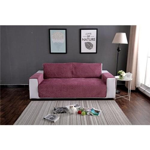 Thicken Non-slip Sofa Couch Cover Coat Chair Pet Dog Kids Furniture Protector Removable Washable Armrest Slipcovers 1/2/3 Seat
