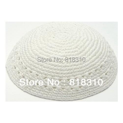 HANDMADE KNITTED YARMULKE KIPPAH