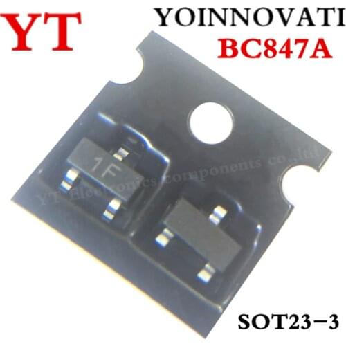100pcs/lot BC847B BC847 1F SOT23 IC best quality