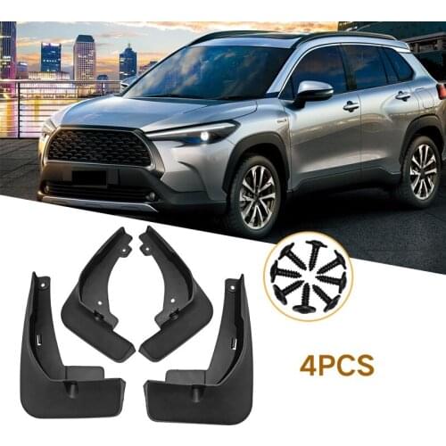 4Pcs Car Mud Flaps Mudguards Splash Guards Fender for Toyota Corolla Cross 2020 2021 Car Decoration