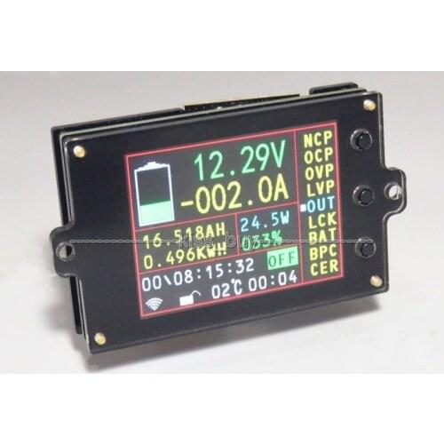 500V 50A 100A 200A 300A 500A wireless VOLT AMP temperature coulomb capacity power battery Monitor