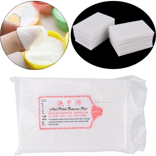 600pcs-700pcs/bag Nail Cotton Wipes UV Gel Nail Tips Polish Remover Cleaner Lint Paper Pad Nail Art Cleaning Tool