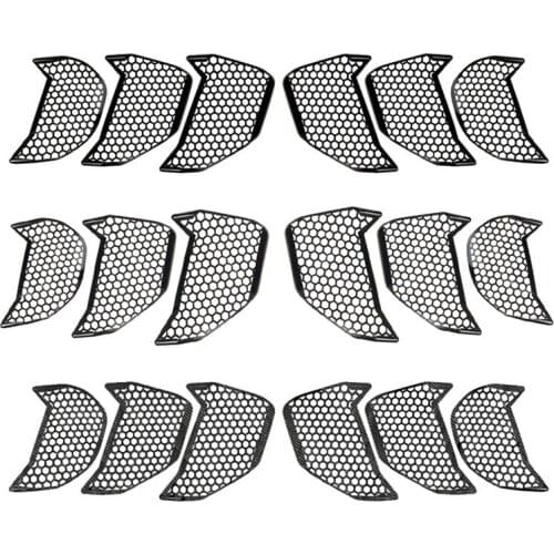 Car Tail Light Cover Rear Tail Lamp Turn Signal Sticker 3D Honeycomb For d Mustang -2020