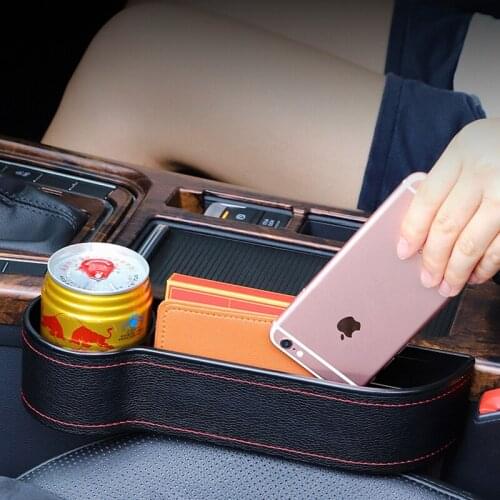 Car Accessories Interior Trunk Organizer Leather Multifunctional Seat Gap Storage Box Supplies car storage stuff