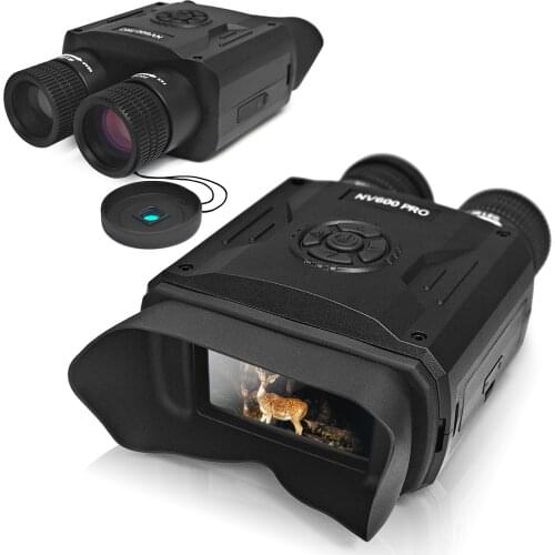 8X Digital Zoom Hunting Night Vision Device Binoculars IR Thermal Imager Scope with Camera Video Replay Menu Modes 16GB TF Card