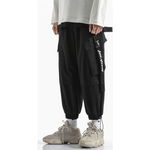 Men Cargo Pants Harajuku Large Size 5Xl Hip Hop Mens Jogger Sweatpants Big Pocket Trousers Male Fashion Harem Pants Streetwear