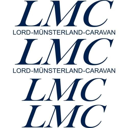 For LMC LORD aufkleber sticker wohnmobil camper wohnwagen caravan 4 Sticker Pieces Car Styling