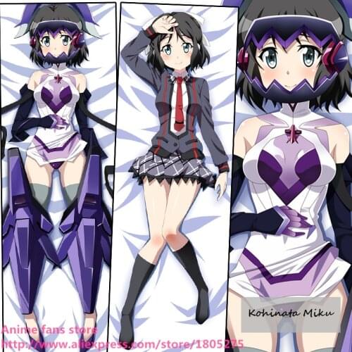 Cool Japanese Anime Senhime Zesshou Symphogear Kohinata Miku Cute Pillowcase Pillow Case Cover decorative Hugging Body Bedding