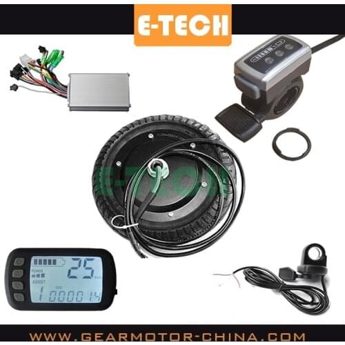 8 inch electric scooter accessories wheel conversion kit with controller, throttle, brake and LCD display