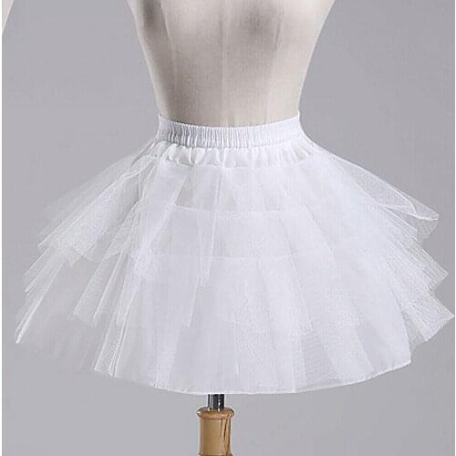 Short Crinoline Hoopless Petticoat Skirt Tutu Length 35cm for Girls New Sensual Looking Fancy Clingy