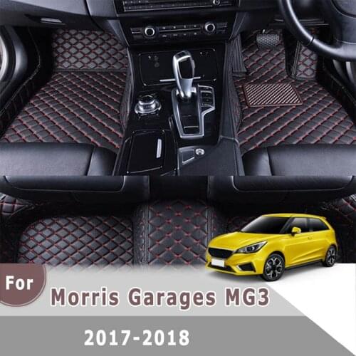 RHD Carpets For Morris Garages MG3 2018 2017 Car Floor Mats Waterproof Custom Foot Pads Auto Styling Interior Accessories Covers