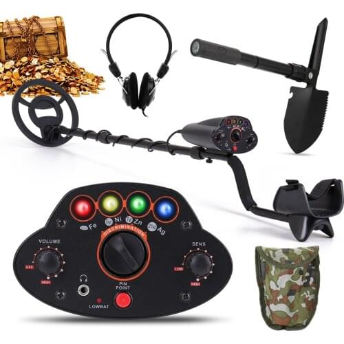 MD-5010 Portable Metal Detector Fast Detection High Accurancy Sensitivity Metal Detecting Tool 4 Colors LED for Kids and Adults