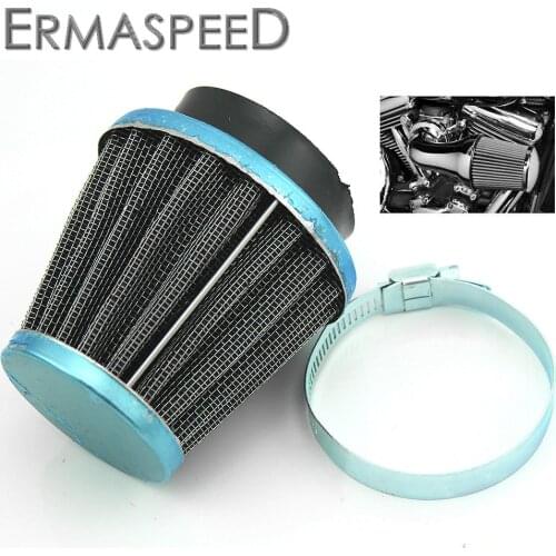 Motorcycle Air Filter 35mm 39mm 48mm 50mm 52mm 54mm 60mm Universal Clamp On Air Cleaner Filter System for ATV Honda Ducati BMW