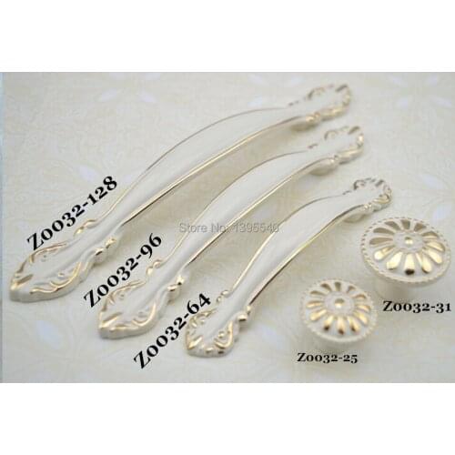 New 2pcs 30mm Kitchen Cabinet Drawer Knobs Modern Furniture Cabinet Handle Ivory Wardrobe Knobs Closet Handles Cupboard Pulls