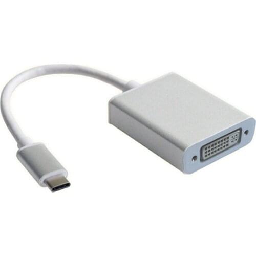 NEW USB 3.1 Type-C to DVI Video Converter Adapter 4K HDTV Digital Cable Connector for Laptop Mobile Phone