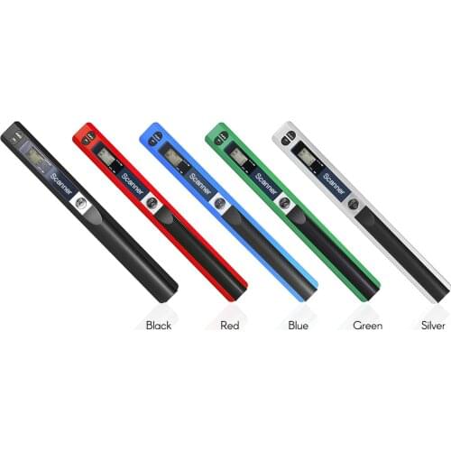 Portable Handheld Wand Wireless Scanner A4 Size 900DPI JPG/PDF Formate LCD Display with Protecting Bag for Business