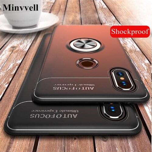 Luxury Car Bracket Ring Magnetic TPU Protective Full Cover Case For Xiaomi 8 MI 6 Redmi Note 5A Redmi 4X 4A Phone Case Shell