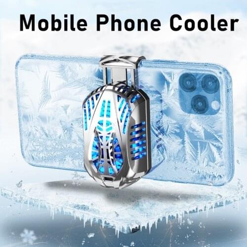 Universal Portable Mobile Phone Cooler Semiconductor Radiator Cooling Fan for Phone IPhone Xiaomi Huawei Samsung Mute Heat Sink