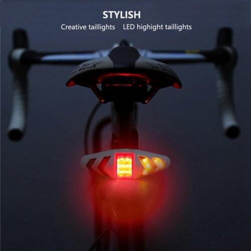 Bicycle turn signal wireless remote control mountain bike taillight riding light flashing headlight