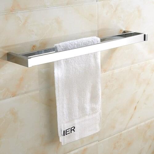 Vidric full bathroom minimalist silver copper bathroom towel bar double towel shelf double towel bar