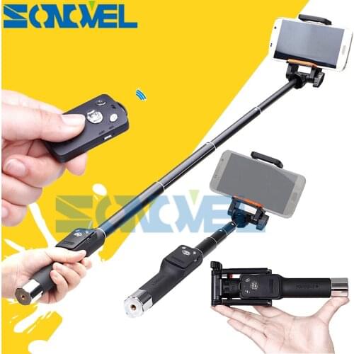 YUNTENG 888 Extendable Handheld Selfie Stick Monopod Palo For Samsung iPhone Smartphone With Wireless Bluetooth Remote Shutter