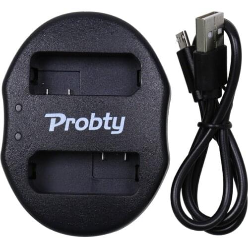 PROBTY EN-EL14 EN EL14 EN-EL14a Dual Channel USB Charger For Nikon D5300 D5200 D5100 D3100 D3200 D3300 P7100 P7000 P7700 DSLR