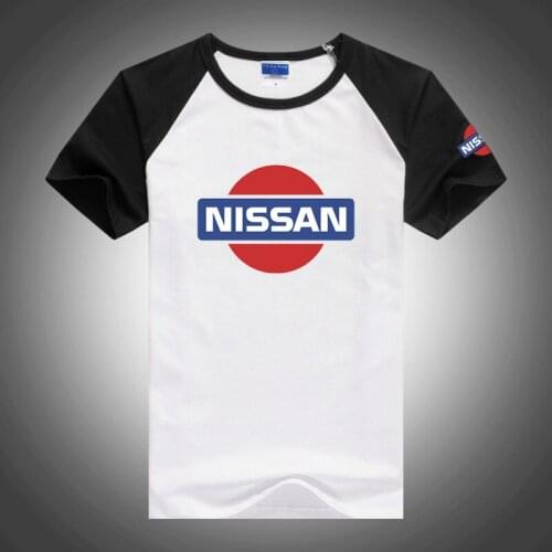 NISSAN Logo Summer 2021 Printing Round Neck Comfortable Fit Sweatshirts Leisure Comfortable Decal T-shirt Fashion Tops tee