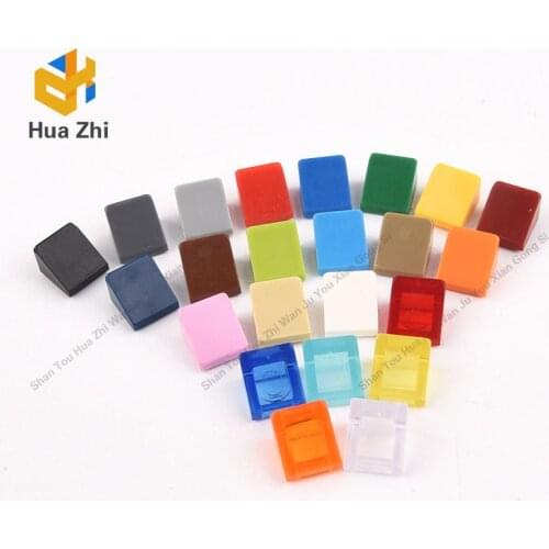 "Building Blocks Parts 54200 10PCS Slope 30degrees 1 x 1 x 2/3 (Cheese Slope) LEGOING MOCS Education"