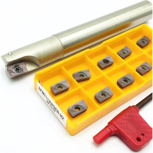 10PCS APMT1135 M2 H2 VP15TF Carbide Insert BAP300R C10-10 C10-11 BAP300R C12-12 BAP300R C12-13 Milling Cutter Bar Lathe Tool
