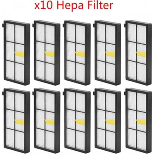 10pcs Hepa Filter For iRobot Roomba 800 900 Series 870 880 980 Filters Robot Vacuum Cleaner Parts Replacements kit