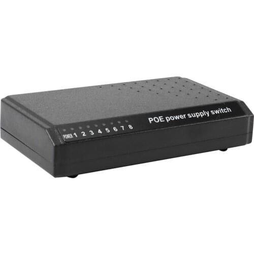 8 Ports 6+2 POE Switch Injector Power over RJ45 Ethernet Without Power Adapter Family Network System 10/100M for Cameras