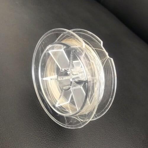 1 Roll 10 Meter Diamond Wire Saw 0.25/0.35/0.42mm Electroplated Cutting Wire For Artificial Crystals Ceramics Quartz Glass