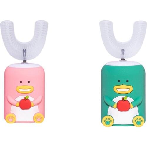 Childrens Electric Intelligent Sonic Toothbrush U-Type Rechargeable Portable Automatic Cleaning Toothbrush