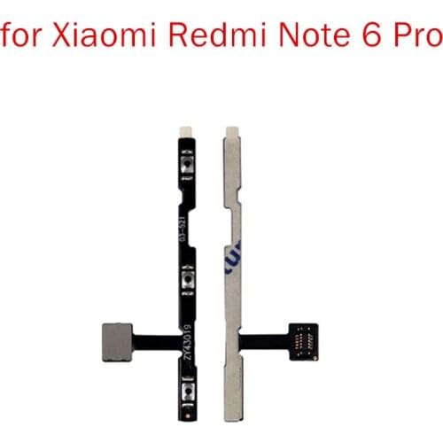 For Xiaomi Redmi Note 6 pro Power Volume Flex Cable ON OFF Side Button Switch Flex Cable Replacement Repair Spare Parts