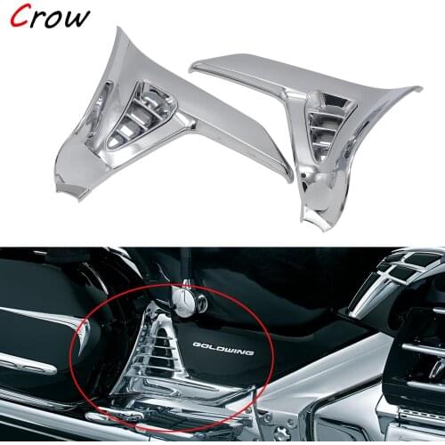 Chrome Triangle Cover For Honda GoldWing GL 1800 GL1800 Chrome Left Right Motorcycle Parts Modified accessories