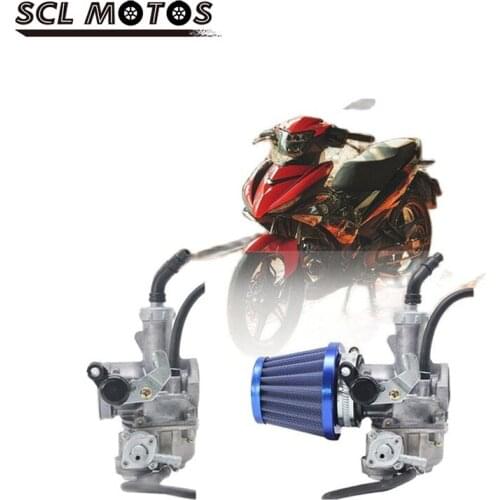 SCL MOTOS Carburetor Carburetor carburetor for Honda Keihin WAVE 110, with air filter element Three colors of filter elements