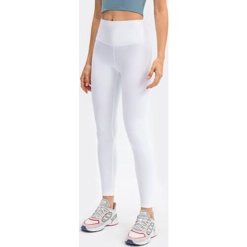 Classic 2.0 Yoga Pants Elastic Tight Nude Leggings High Waist Hip Athletic Fitness Leggings Sport Women Gym Push Up Sport Pants