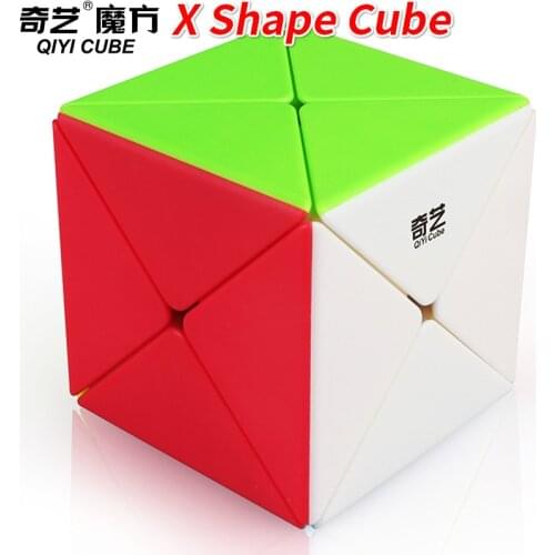 Qiyi X Magic Cube Stickerless 3x3x3 X Shape Mofangge Cube Puzzle Sticker Learning Education Cubo Magico Toys for Children