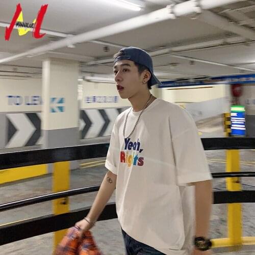 MANVALUE Men's T-shirts With Inscriptions