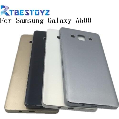 RTBESTOYZ Metallic Material Back Battery Cover Case Door Housing Cover Frame For Samsung Galaxy A5 2015 A500 A5000 SM-A500F