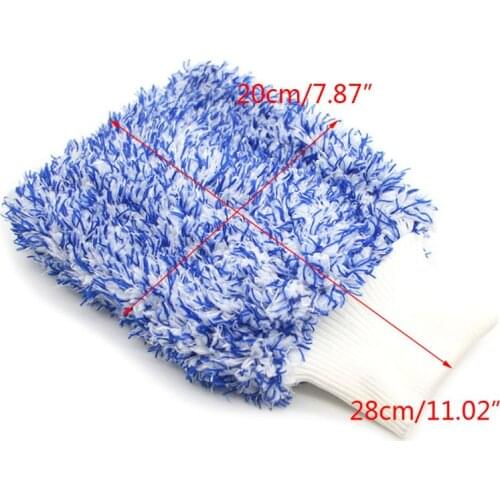 Car Soft Cleaning Glove Ultra Soft Car Wash Mitt Easy To Dry Auto Detailing Mitt 270E