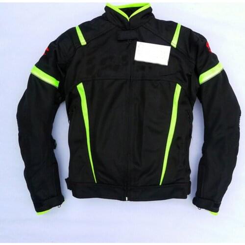 New Arrival Mens Motorcycle Racing Jackets for Suzuki Mesh MTB MX Motocross Cycling Jacket with 5pcs Protectors winter summer