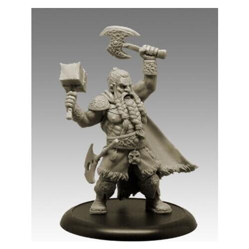 New Unassembled 1/32 54MM DROGNIL soldier with axe WITHOUT BASE Resin Kit DIY Toys Unpainted resin model