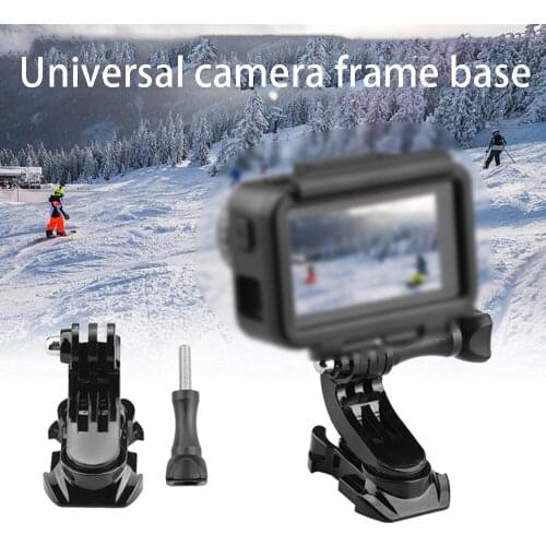 GoPro / DJI / Insta360 / OSMO ACTION Sports Camera Universal Frame Mounting Base Plug-in Accessory Rotatable Movable Adapter