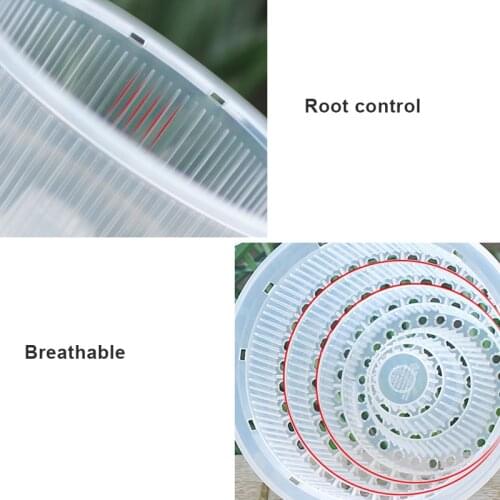 Clear Plastic Orchid Pots with Holes Hollow Breathable for Gardening Garden Home CLH@8