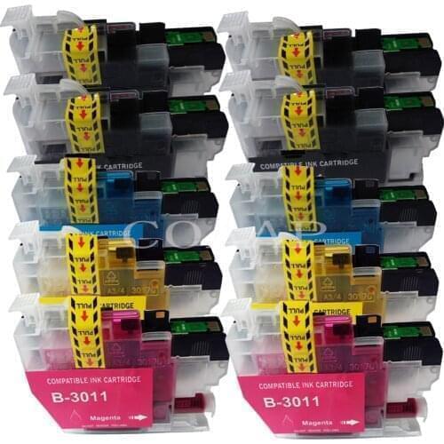 Compatible ink for Brother LC 3011 Cartridge suit for MFC-J491DW MFC-J497DW MFC-J690DW MFC-J895DW Printer for LC3011